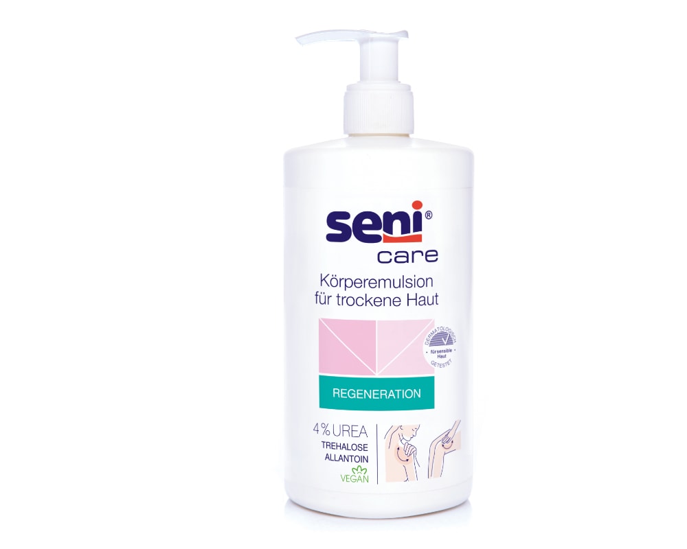 Seni Care Körperemulsion für trockene Haut 4% UREA 500 ml