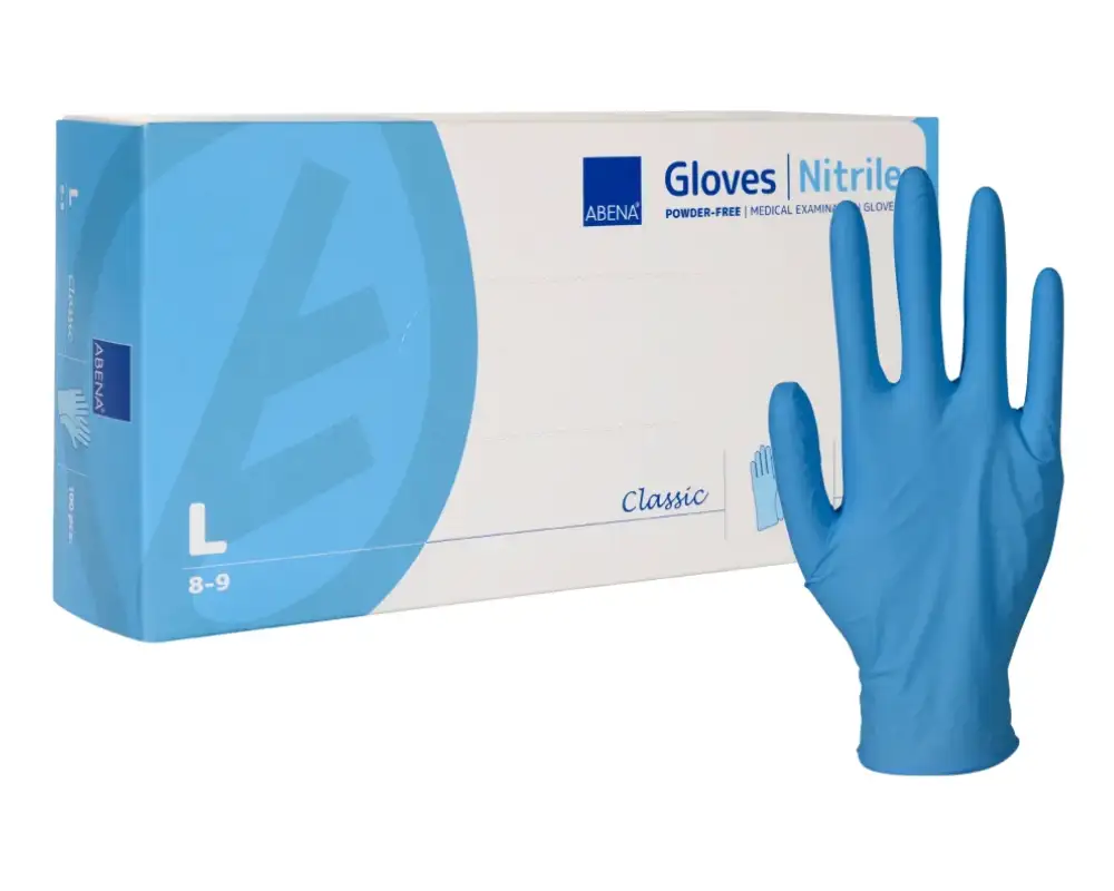 Abena Classic Handschuhe Nitril blau