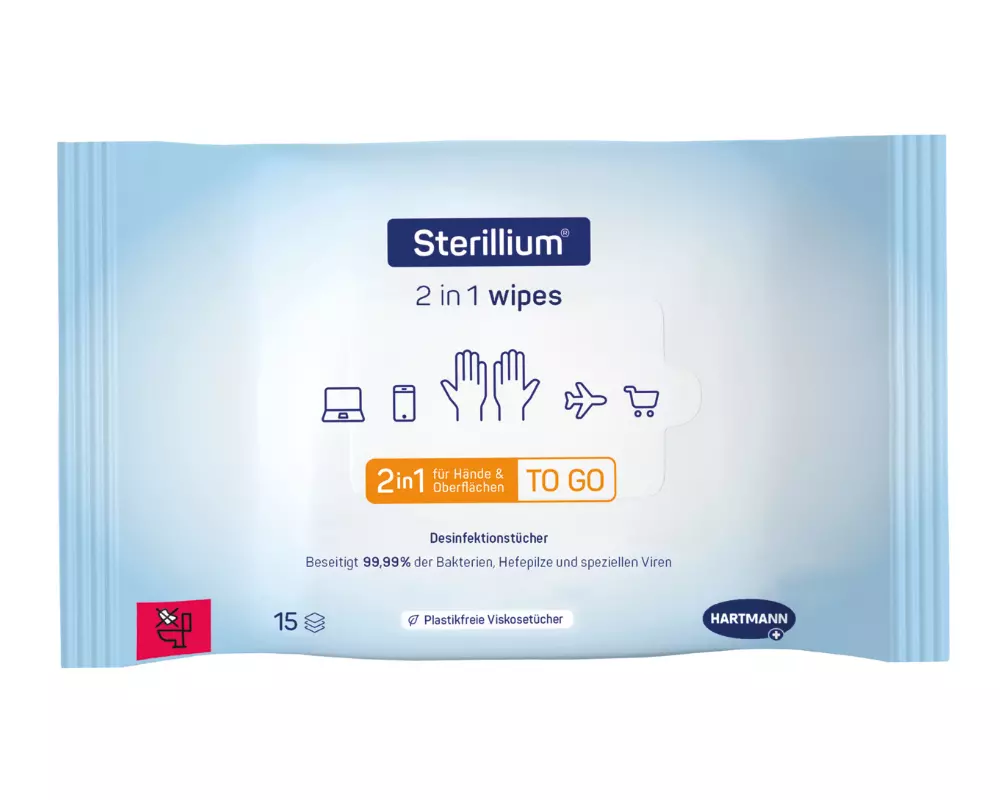 Sterillium® 2 in 1 wipes Desinfektionstücher