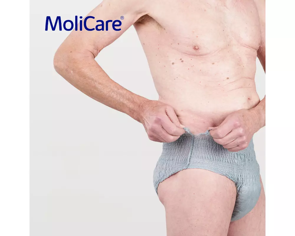 MoliCare Premium Men Pants seitlich aufreißen