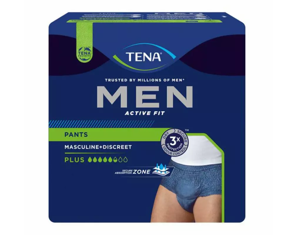TENA Men Active Fit Pants Plus Blau