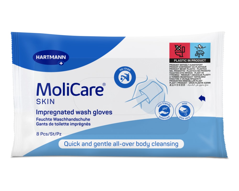 MoliCare Skin Waschhandschuhe 8 Stück
