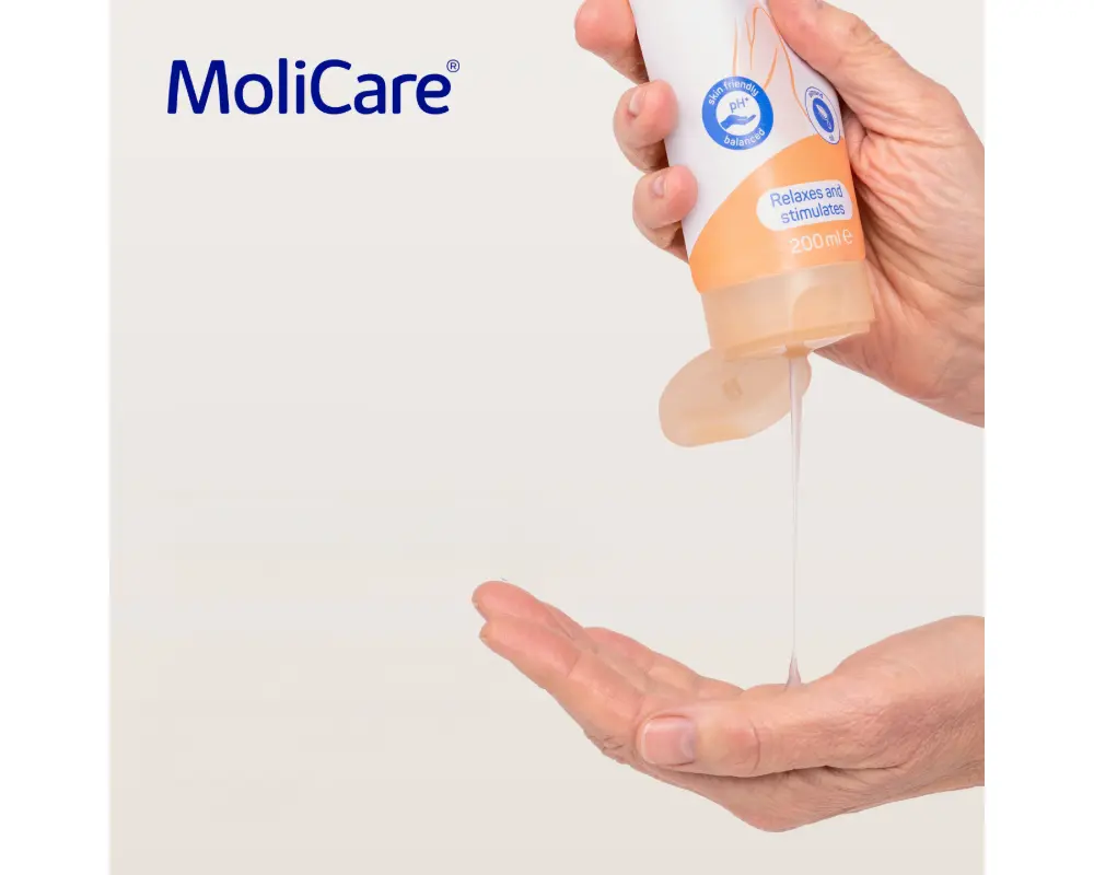 MoliCare Skin Hautfluidgel Anwendung