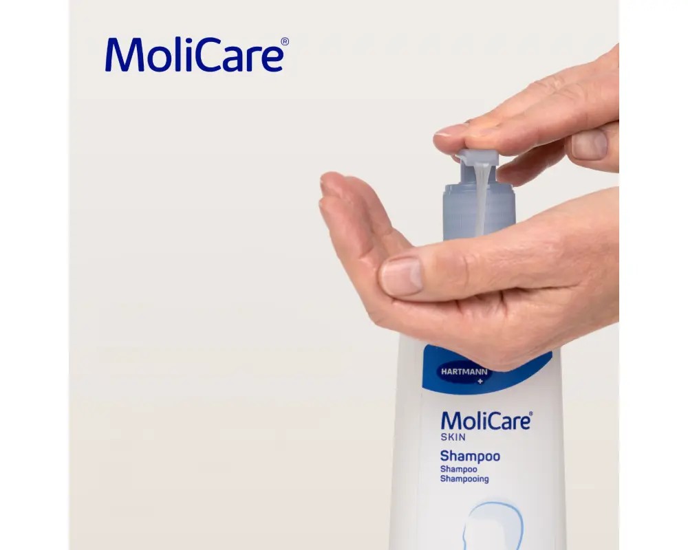 MoliCare Skin Shampoo Anwendung