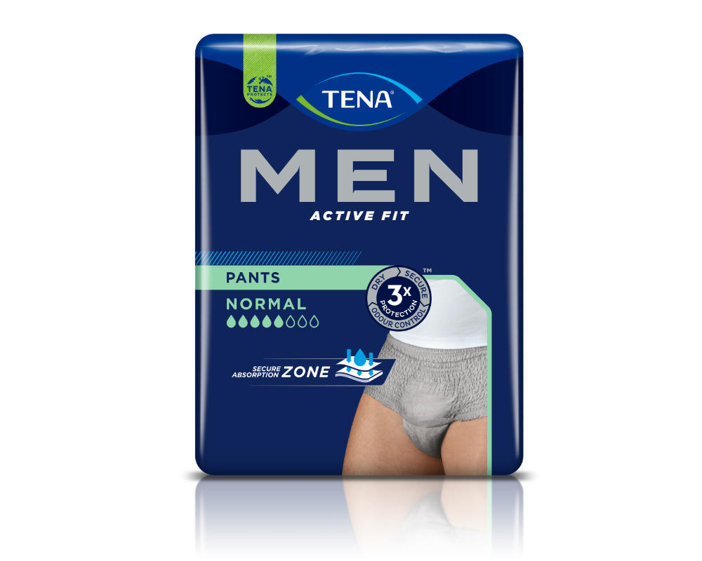 TENA Men Active Fit Pants Normal Grau