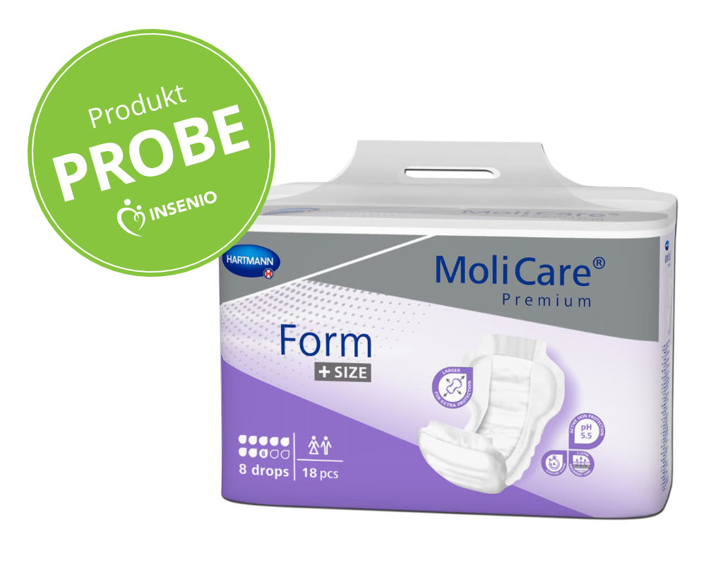 Produktprobe MoliCare Premium Form +SIZE 8 Tropfen